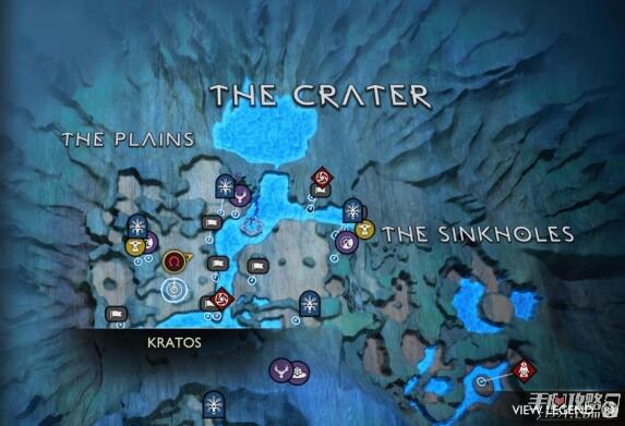 战神5平原传说标示在哪收集 打开崖边宝箱方法
