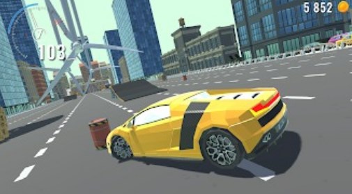 汽车下降冲刺模拟游戏中文版